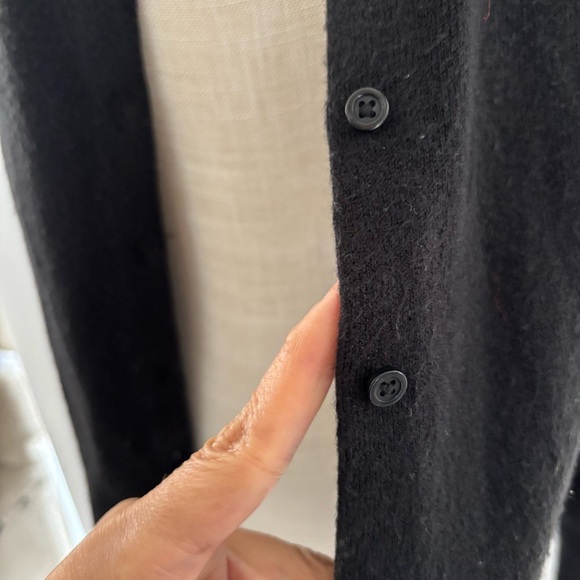 Croft & Barrow Black Cardigan Sweater - Picture 5 of 7